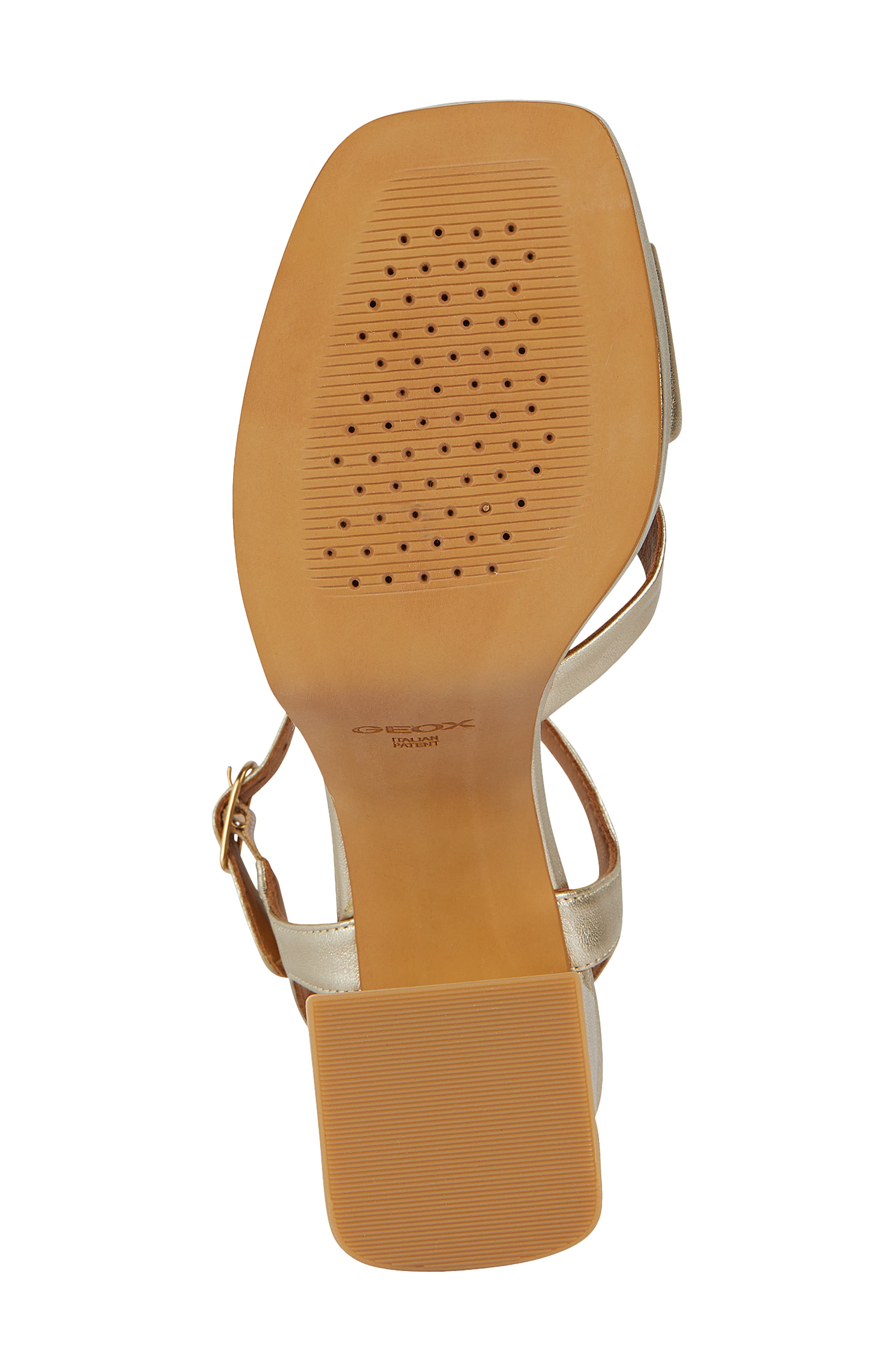 Geox Soledea Water Resistant Block Heel Sandal, Alternate, color, 