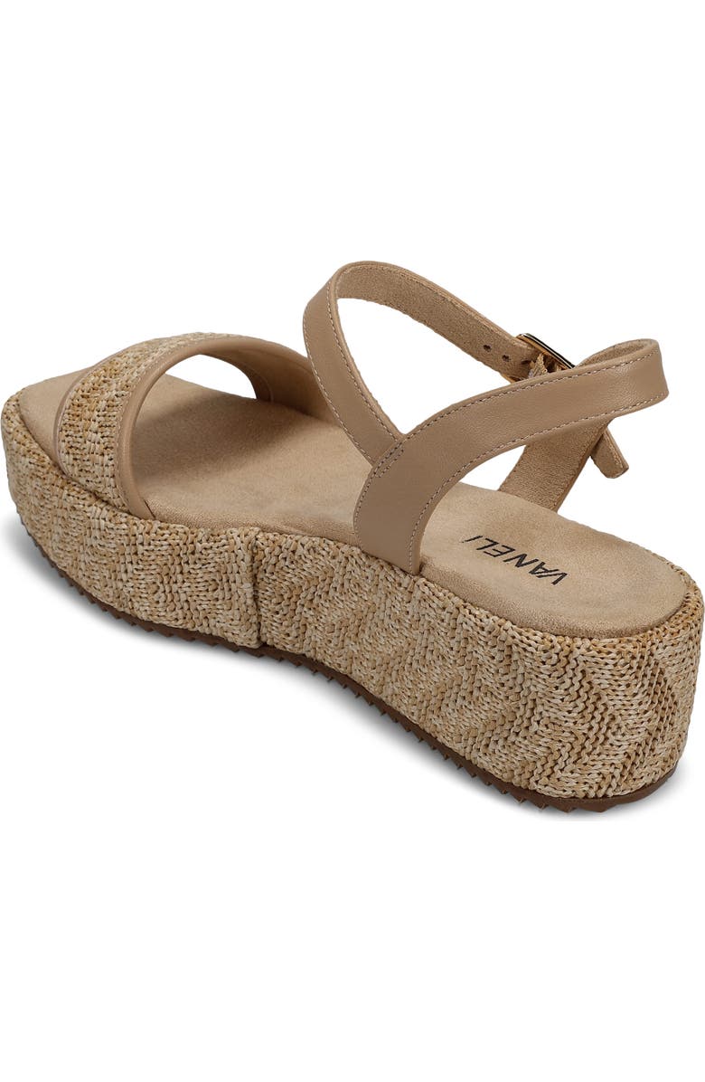 VANELi Walda Ankle Strap Platform Sandal, Alternate, color, Natural