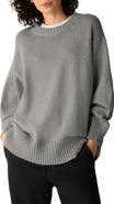 Eileen Fisher Organic Cotton & Recycled Cashmere Crewneck Sweater