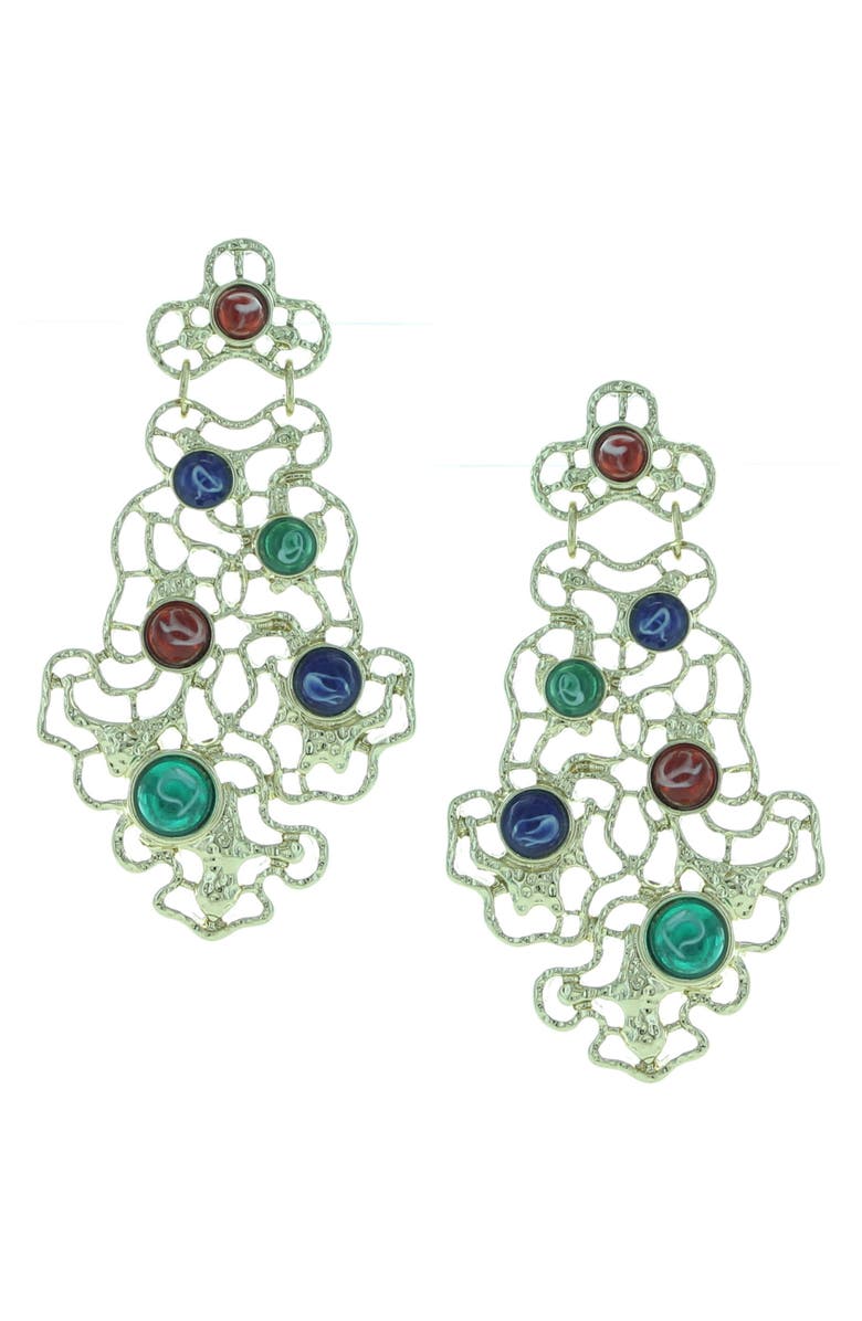 OLIVIA WELLES Nina Rainbow Dangle Earrings, Main, color,