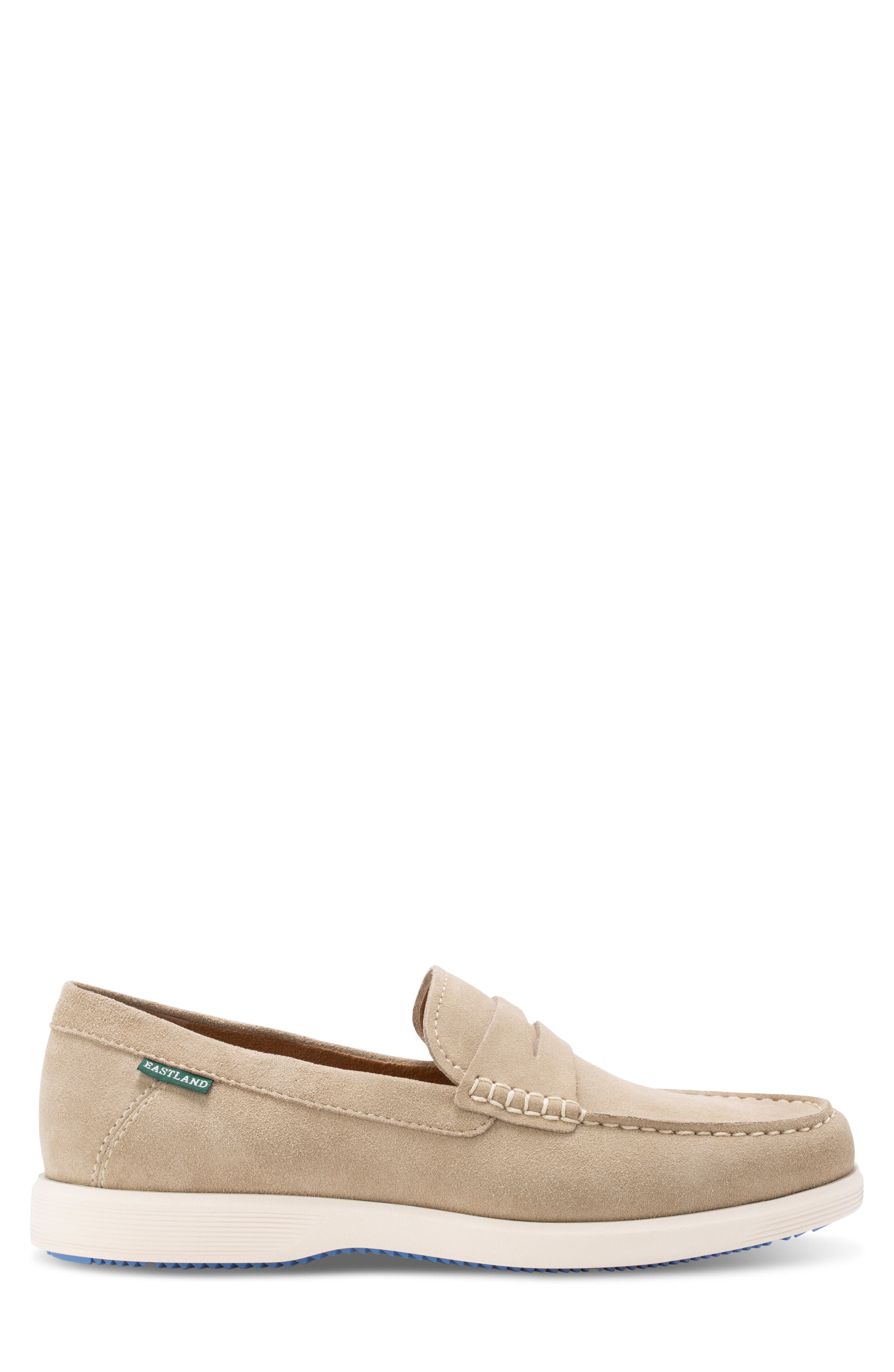 Baldwin Water Resistant Penny Loafer, Alternate, color, SAND