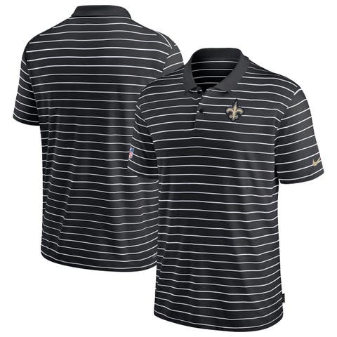 Men's Nike Black New Orleans Saints Sideline Lock Up Victory Performance Polo