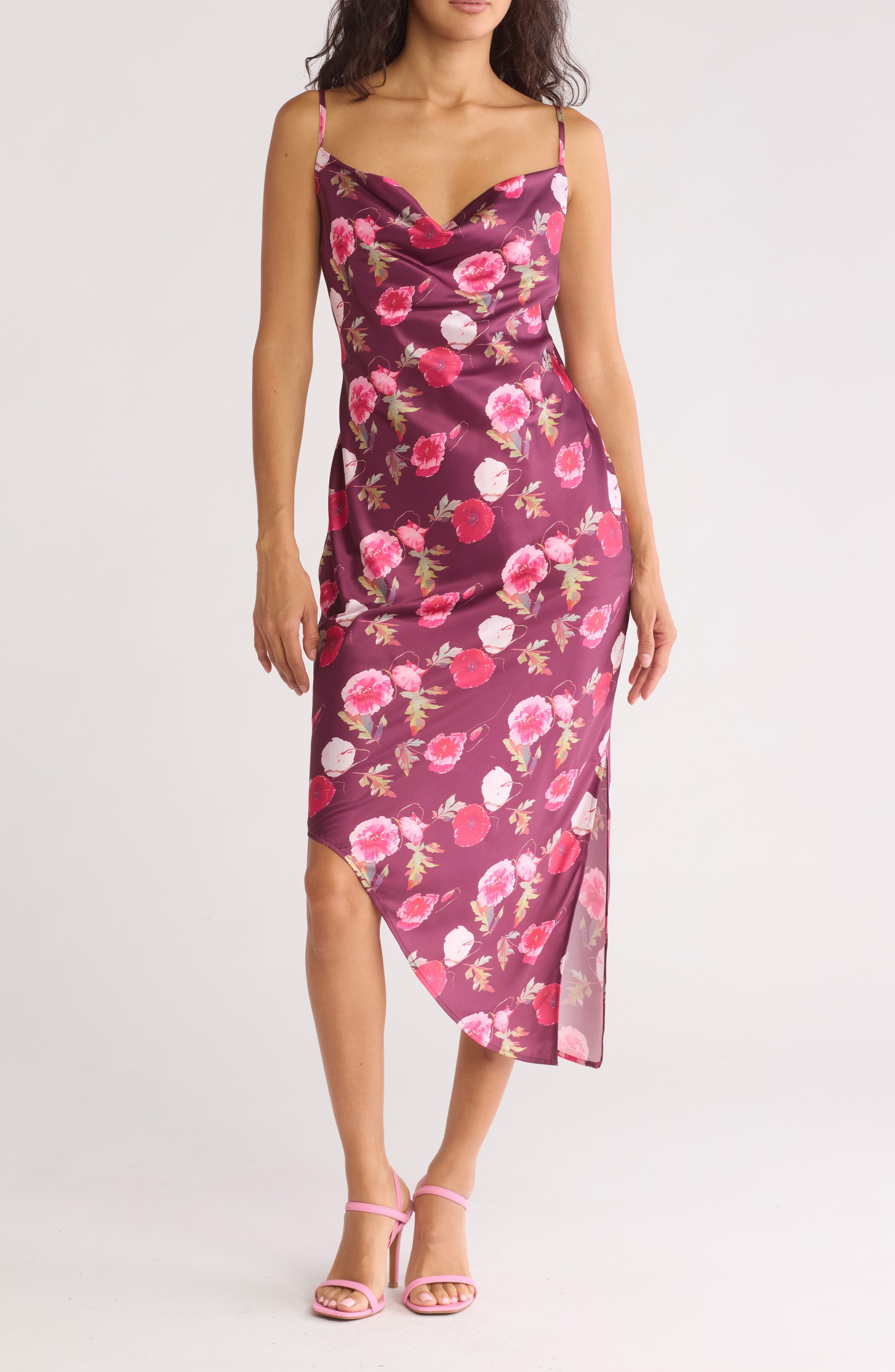 AREA STARS Floral Bouquet Slipdress