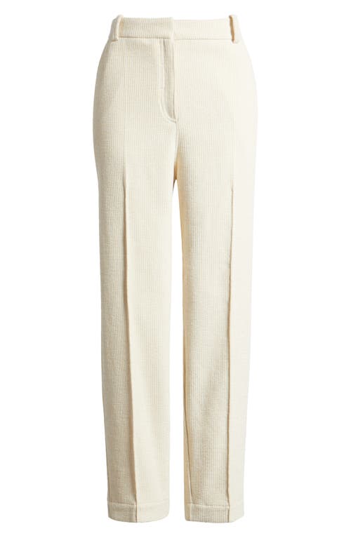 Hugo Boss Boss Tabitha Wool Blend Straight Leg Pants