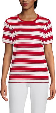 Lands' End Relaxed Supima Cotton Crew Neck T-Shirt