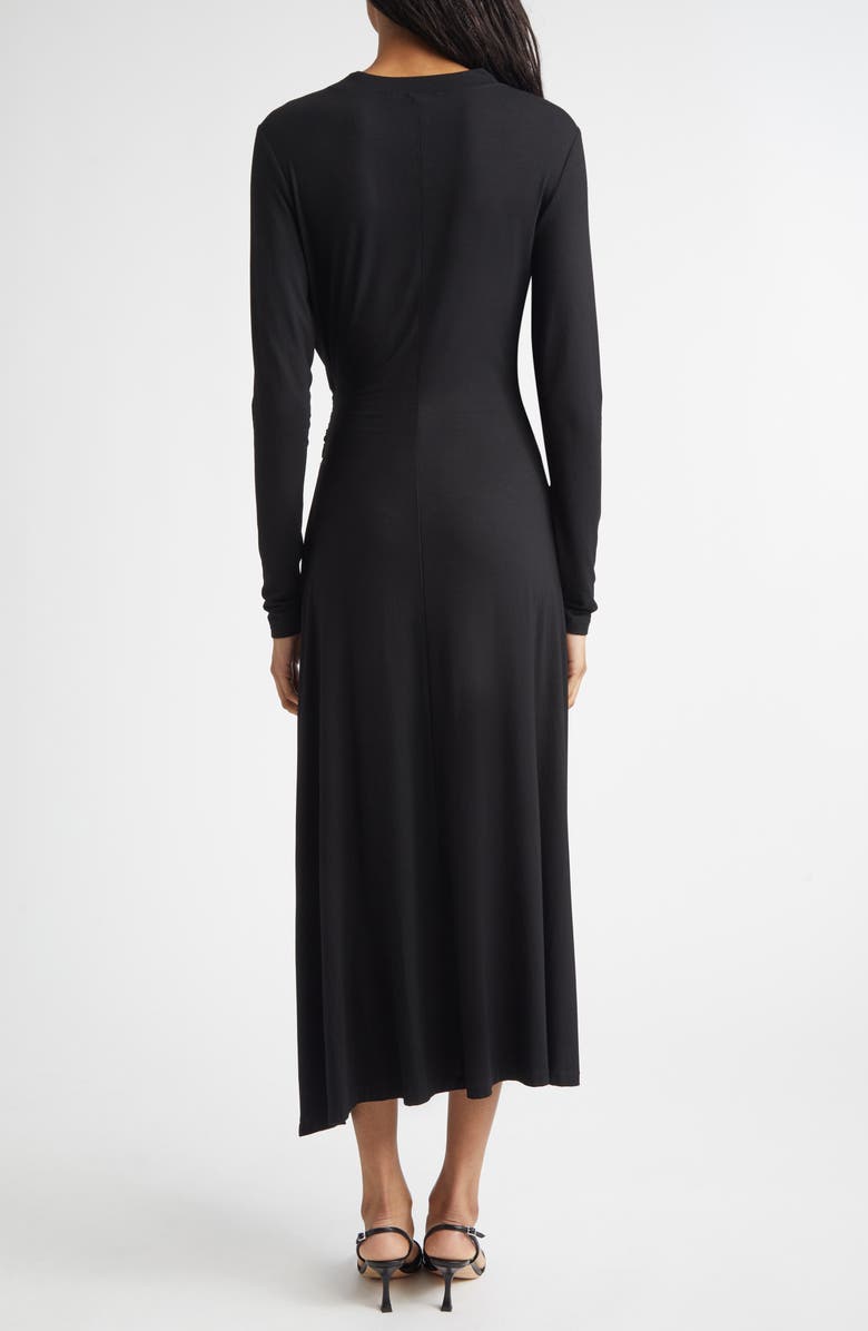 Derek Lam 10 Crosby Avise Long Sleeve Twist Detail Jersey Midi Dress, Alternate, color,