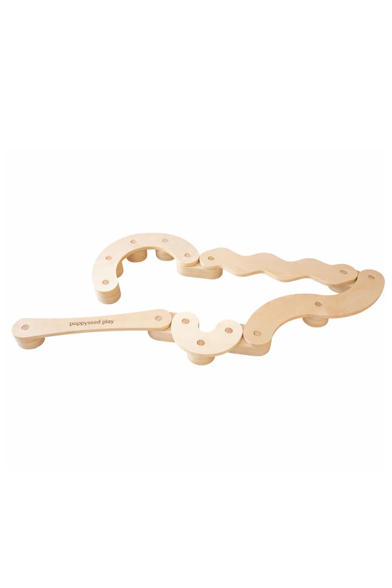 Wooden Adventure Beam, Main, color, Natural