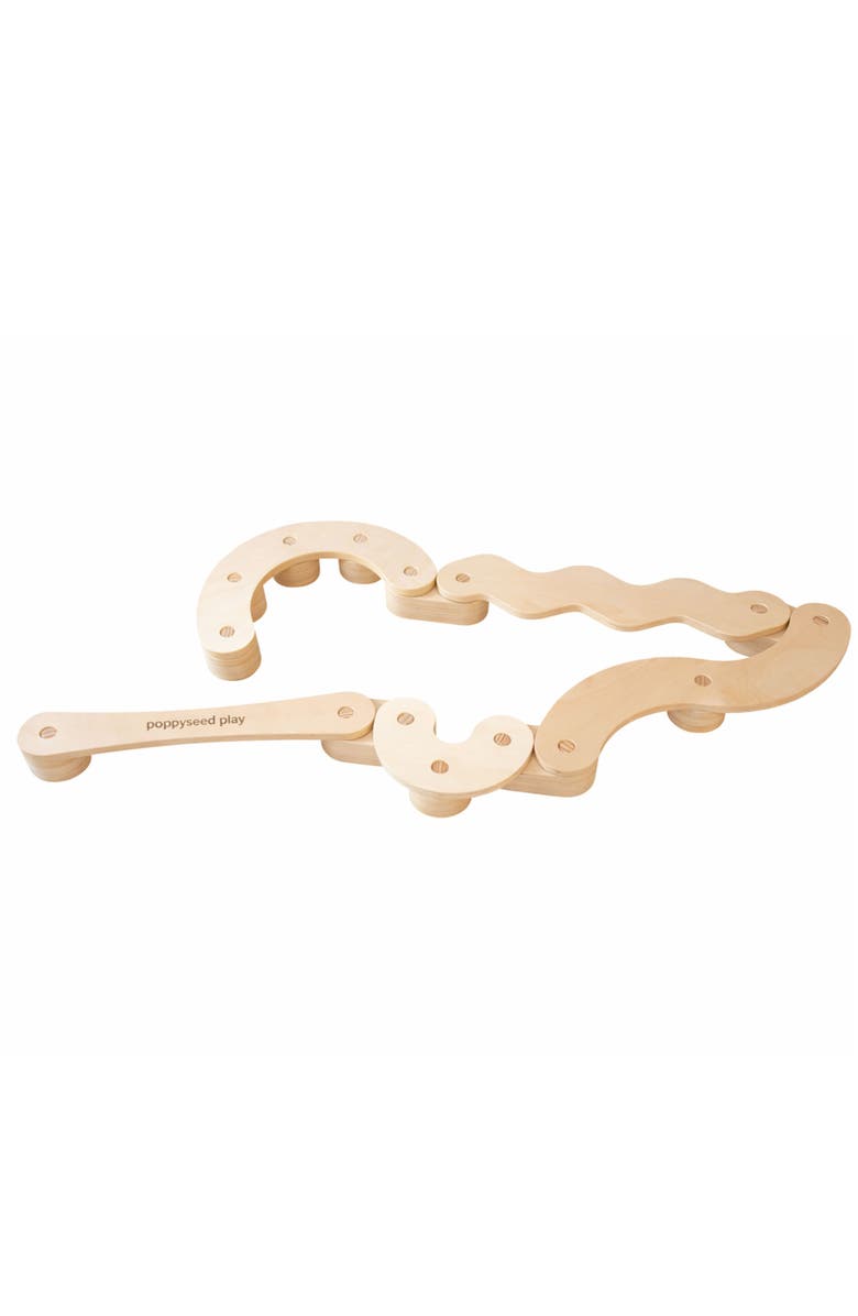 Poppyseed Play Wooden Adventure Beam, Main, color, Natural