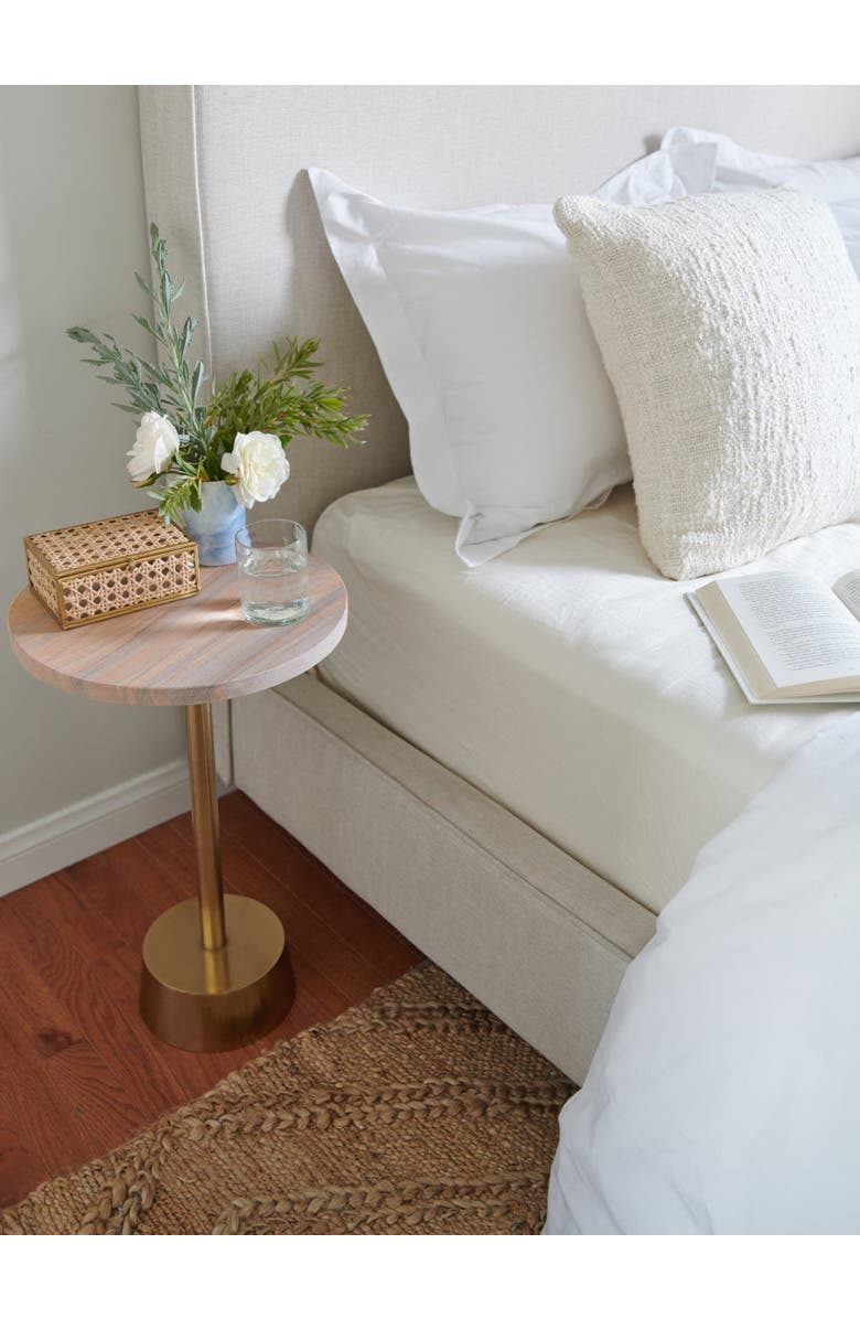 Anaya Cozy Cotton Boucle Euro Pillow Cover Only, Alternate, color, 