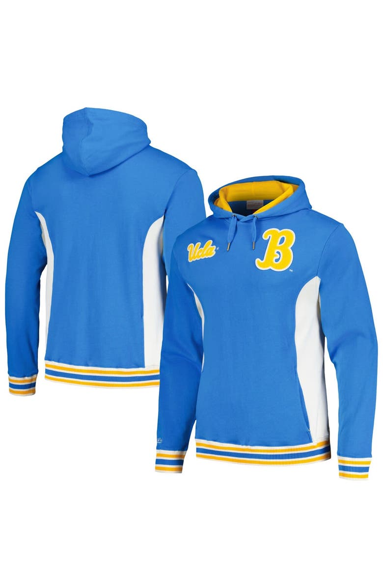 Mitchell & Ness Men's Mitchell & Ness Blue UCLA Bruins Team Legacy French Terry Pullover Hoodie, Main, color, Blue