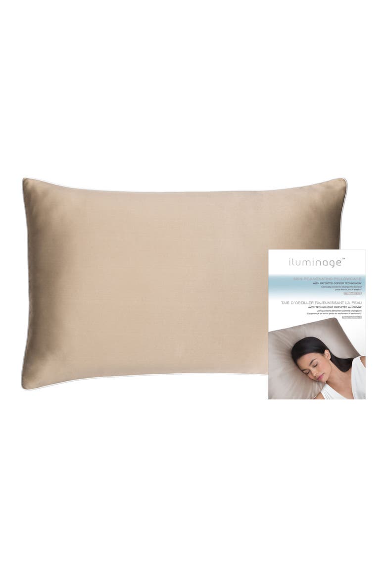 Skin Rejuvenating Pillowcase, Alternate, color, BEIGE