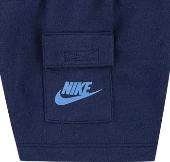 Logo Tee & Cargo Shorts 2-Piece Set