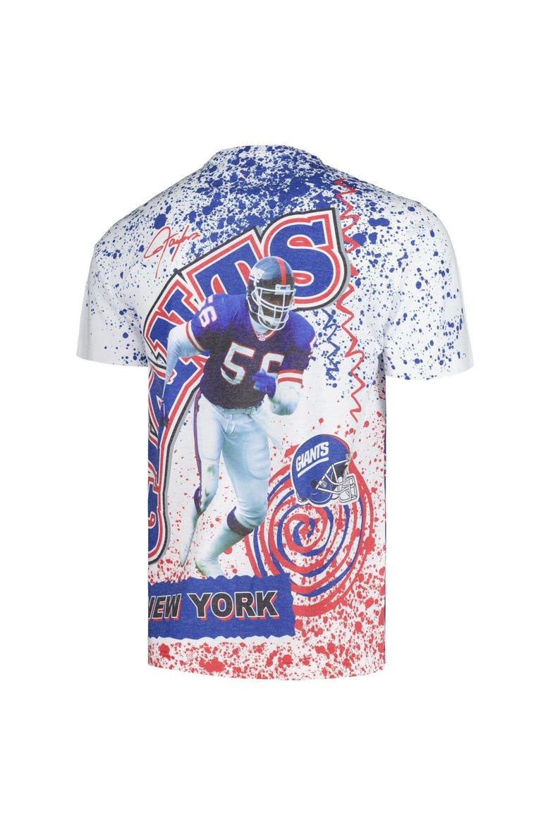 Men's Mitchell & Ness  White New York Giants Retired Player Name & Number Burst T-Shirt, Alternate, color, White