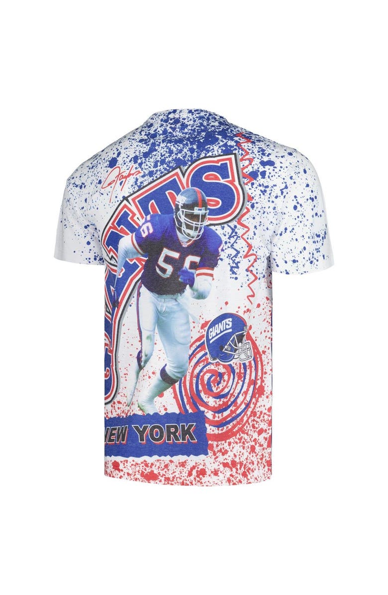 Mitchell & Ness Men's Mitchell & Ness White New York Giants Retired Player Name & Number Burst T-Shirt, Alternate, color, White