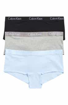 Calvin Klein Motive Cotton Boyshorts - Pack of 3