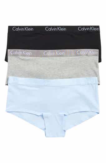 Calvin Klein Motive Cotton Boyshorts - Pack of 3