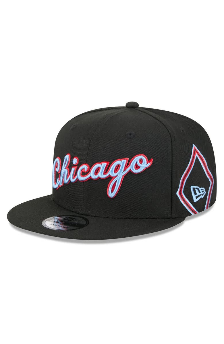 New Era Men's New Era Black Chicago Bulls 2025/26 City Edition 9FIFTY Snapback Hat, Alternate, color, Black