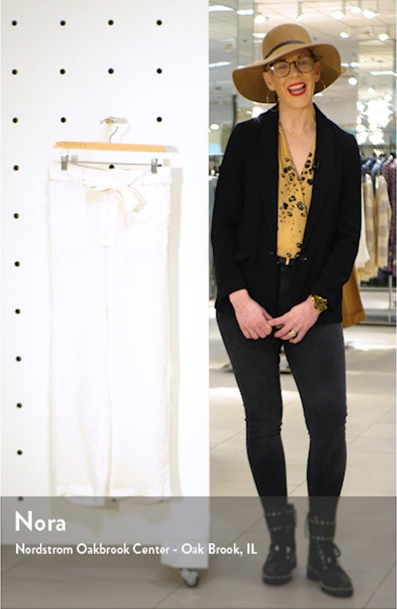 New Belted Linen Pants, sales video thumbnail