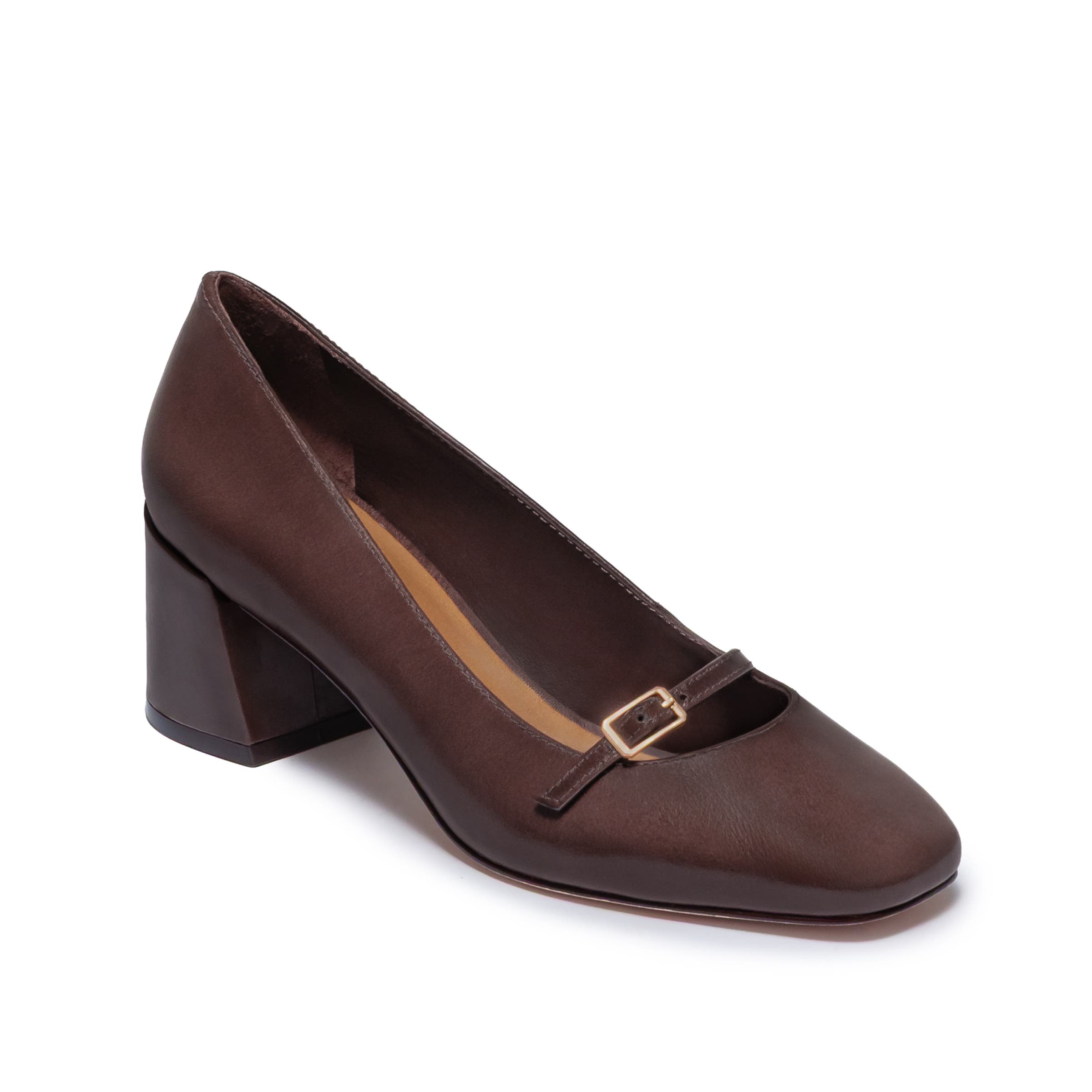 Amelie Mary Jane Pump, Alternate, color, DARK CHOCOLATE