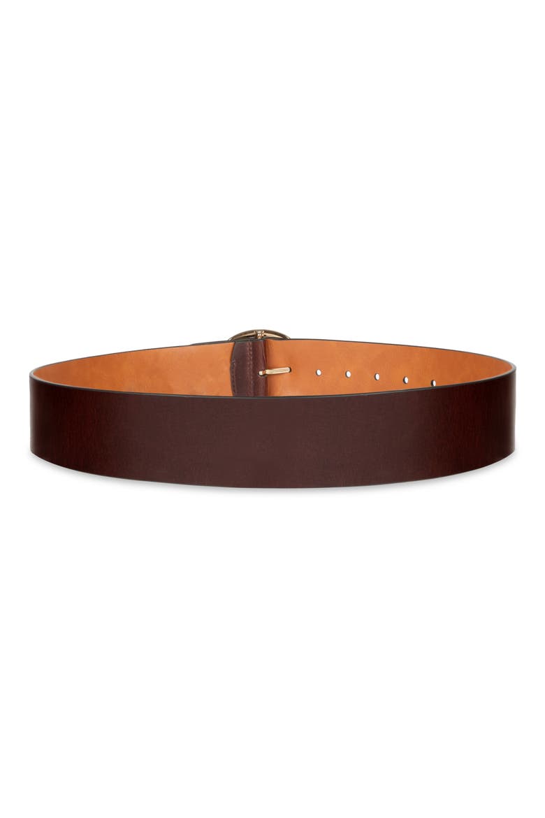 Reversible Centerbar Leather Belt, Alternate, color, BROWN/ TAN