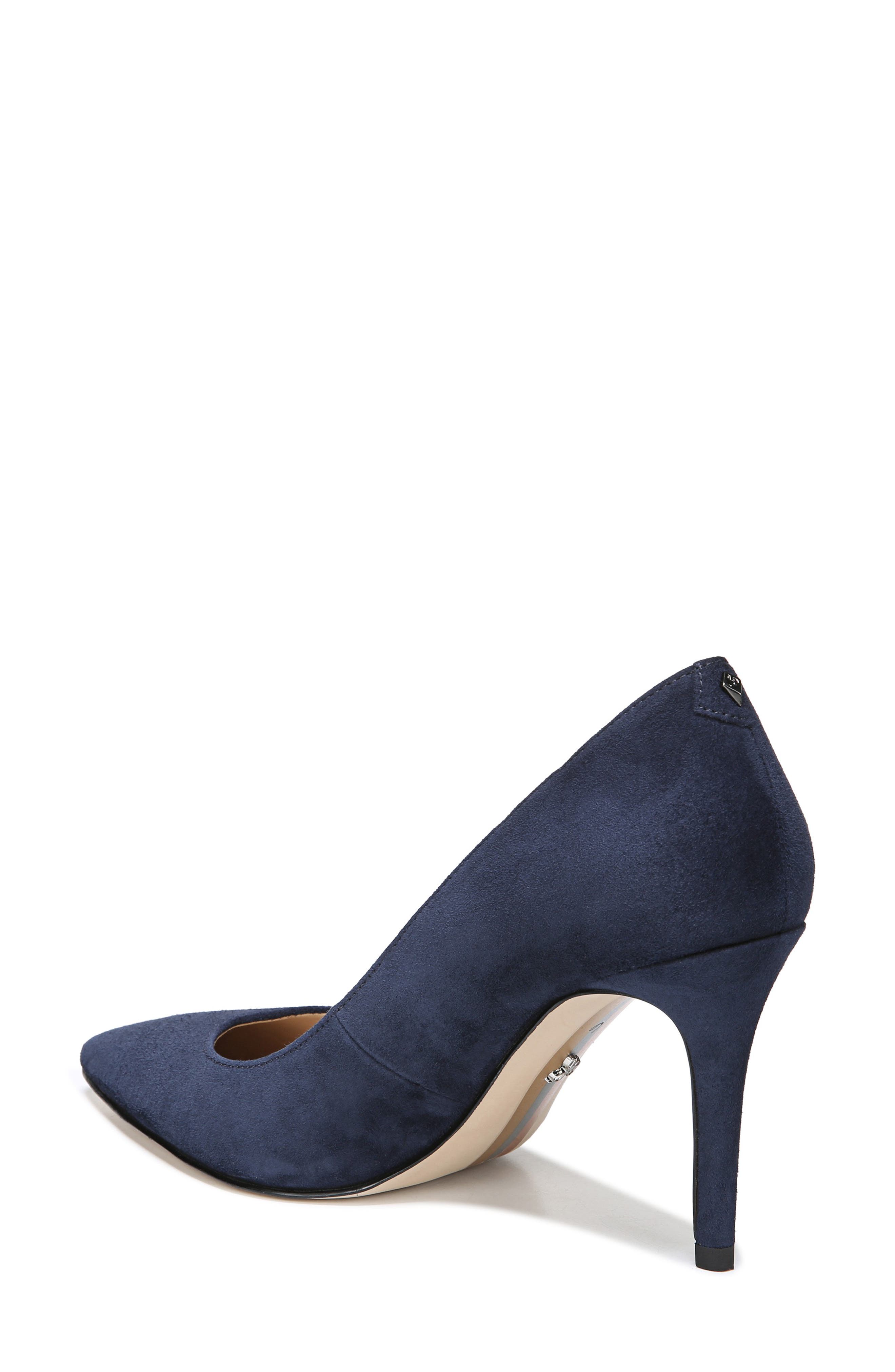 Margie Pump, Alternate, color, BALTIC NAVY BLUE SUEDE