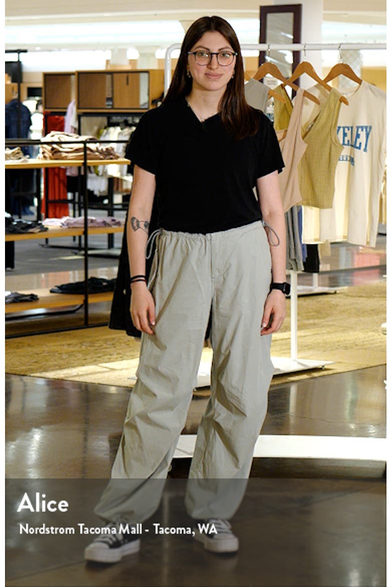 Baggy Cotton Parachute Pants (Women) | Nordstrom