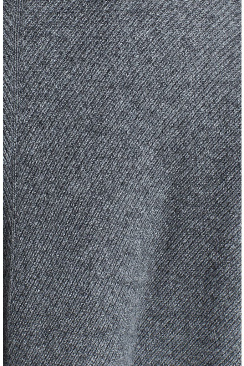 Chevron Knit Crewneck Sweater, Alternate, color, H GREY
