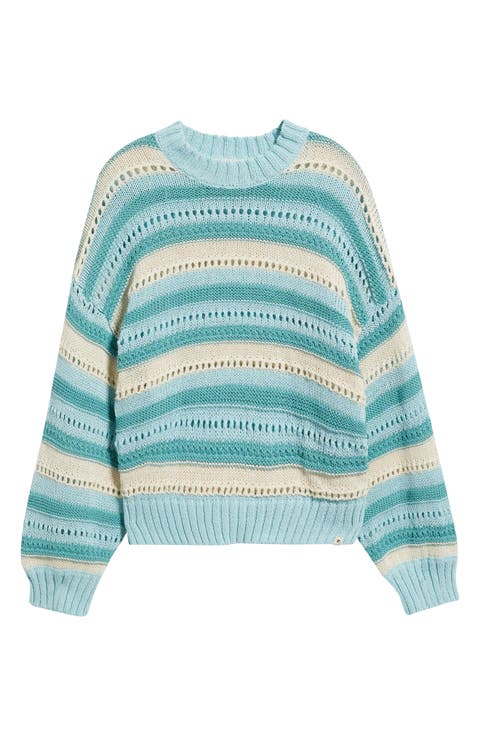 Neon Isles Cotton Blend Sweater