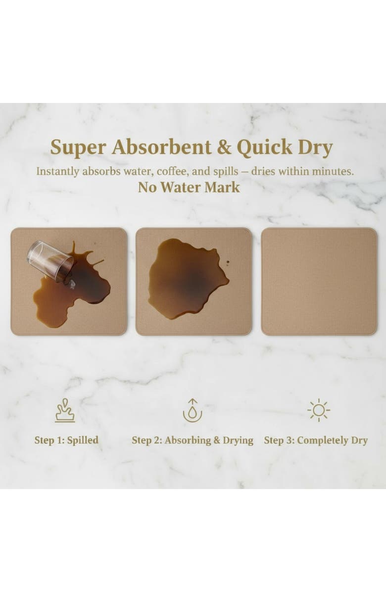 STRABELLA Medium Dish Drying Mat, Alternate, color, Multicolored