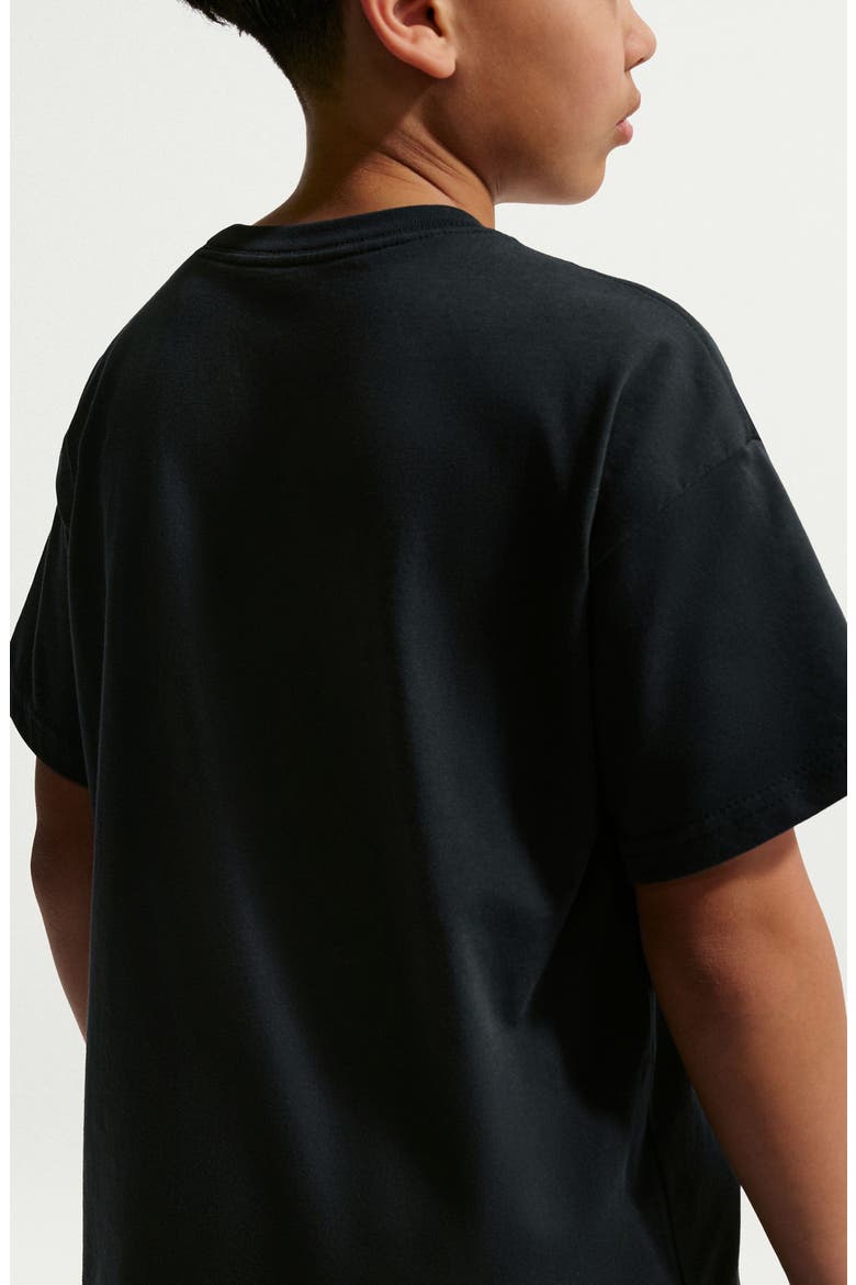 Kids' M90 Cotton Graphic T-Shirt, Alternate, color, OFF NOIR