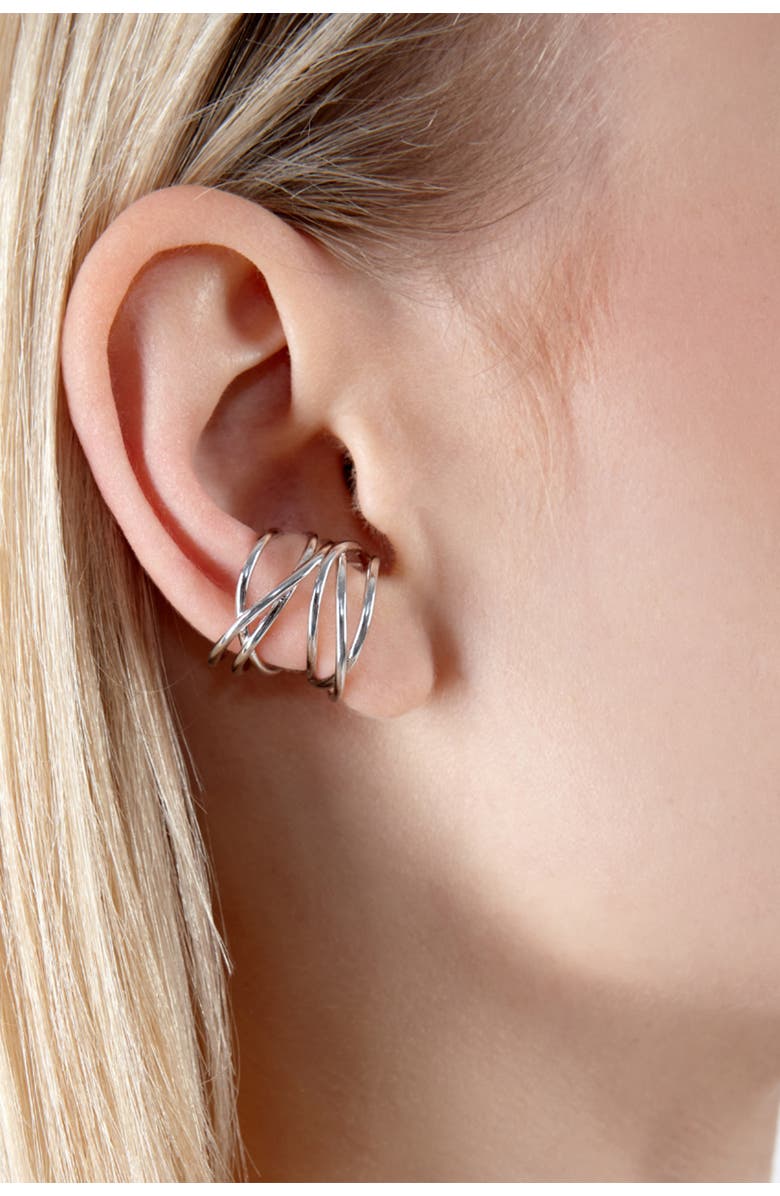 Lucy Quartermaine Full Element Ear Cuff, Alternate, color, Sterling Silver