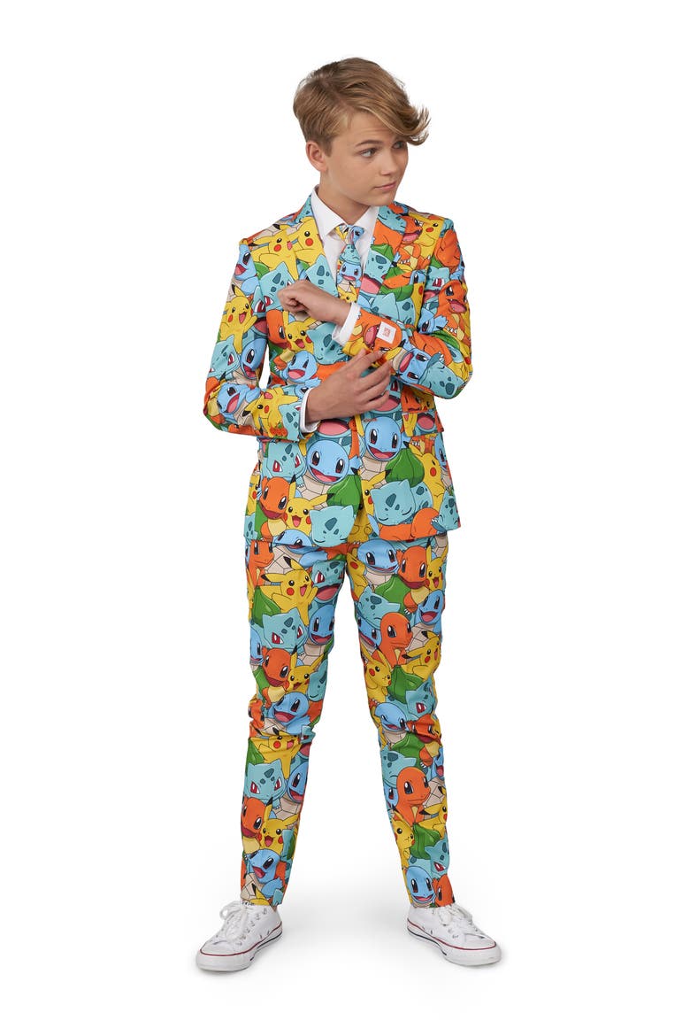 Pokémon Two-Piece Suit with Tie, Main, color, MISCELLANEOUS