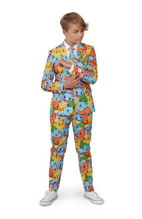 Pokémon Two-Piece Suit with Tie
