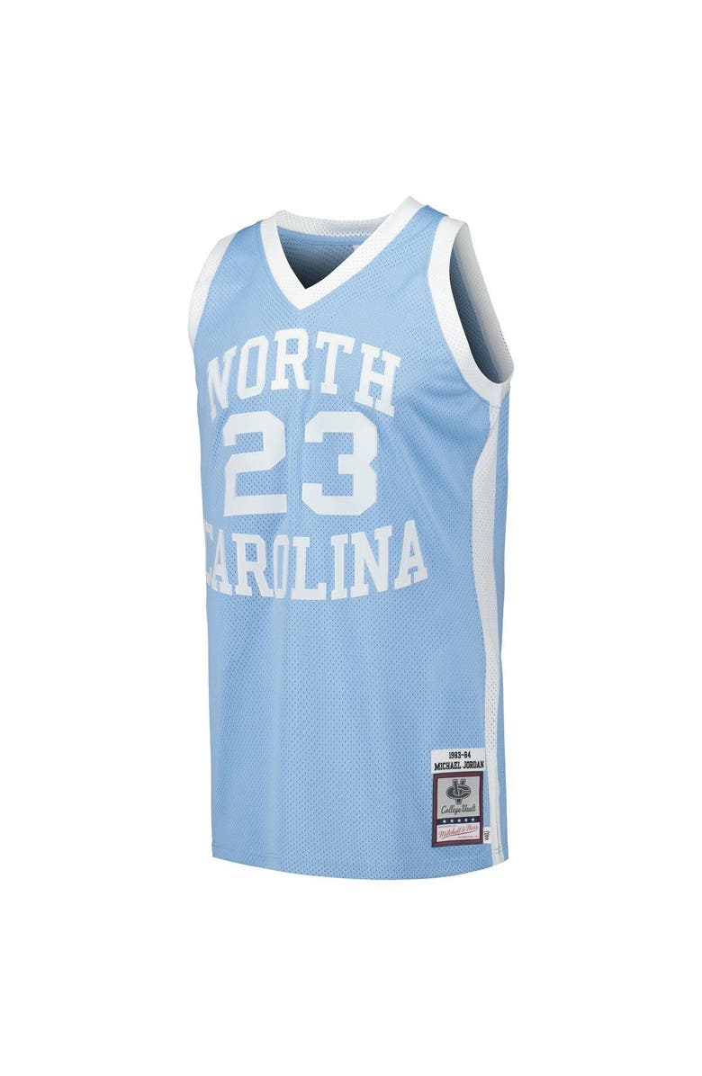 Mitchell & Ness Men's Mitchell & Ness Michael Jordan Carolina Blue North Carolina Tar Heels 1983/84 Authentic Throwback College Jersey, Alternate, color, 