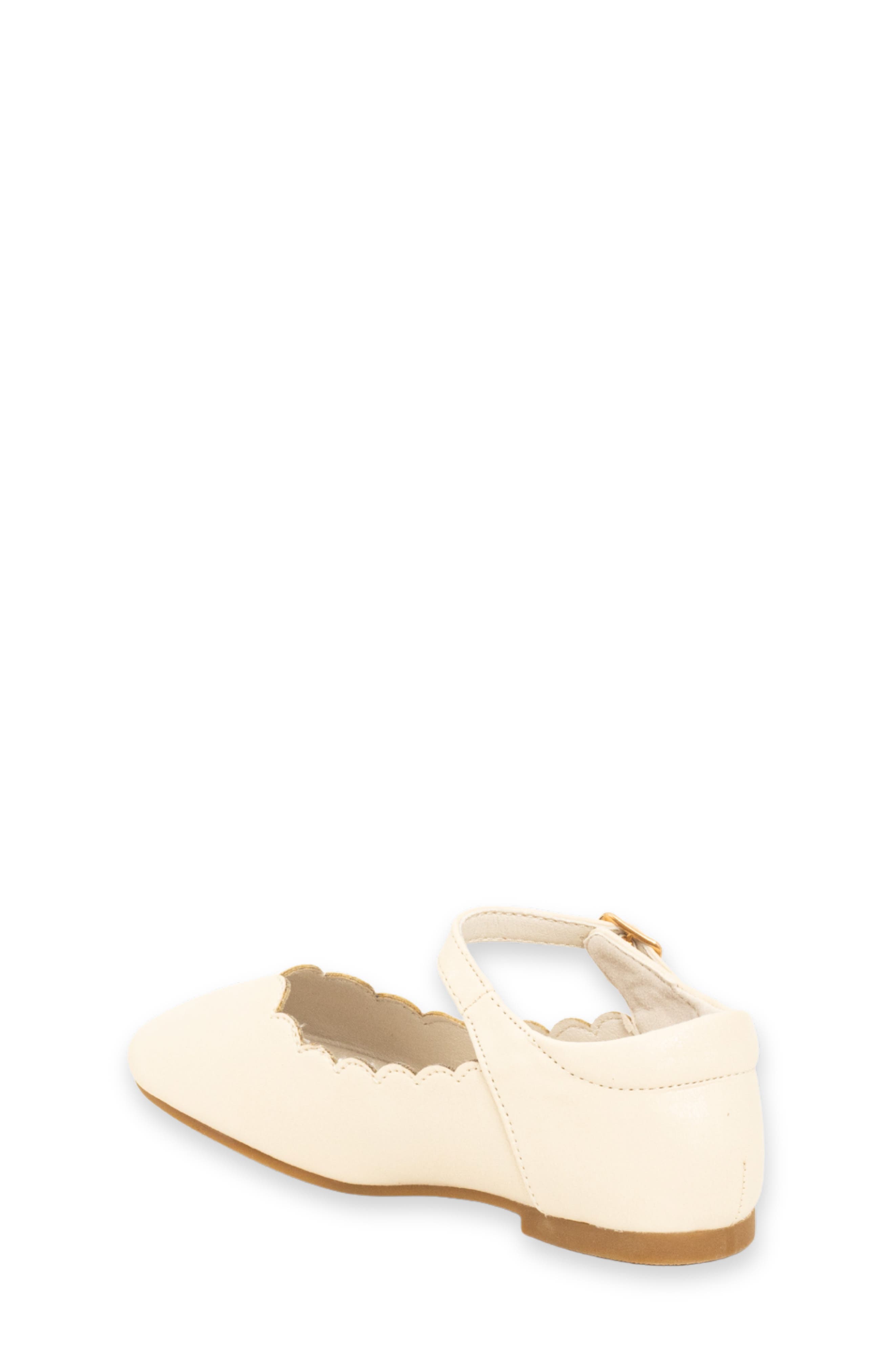 Kids' Agatha Mini Faux Leather Mary Jane, Alternate, color, BONE