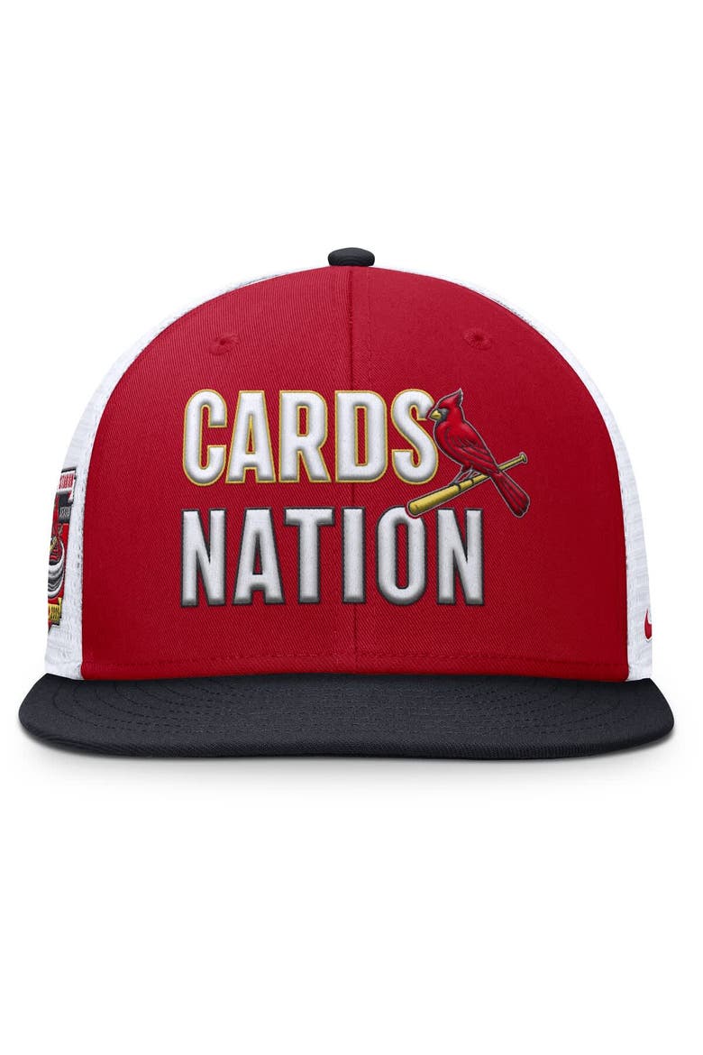 Men's Nike  Red St. Louis Cardinals Pro Trucker Snapback Hat, Alternate, color, Red