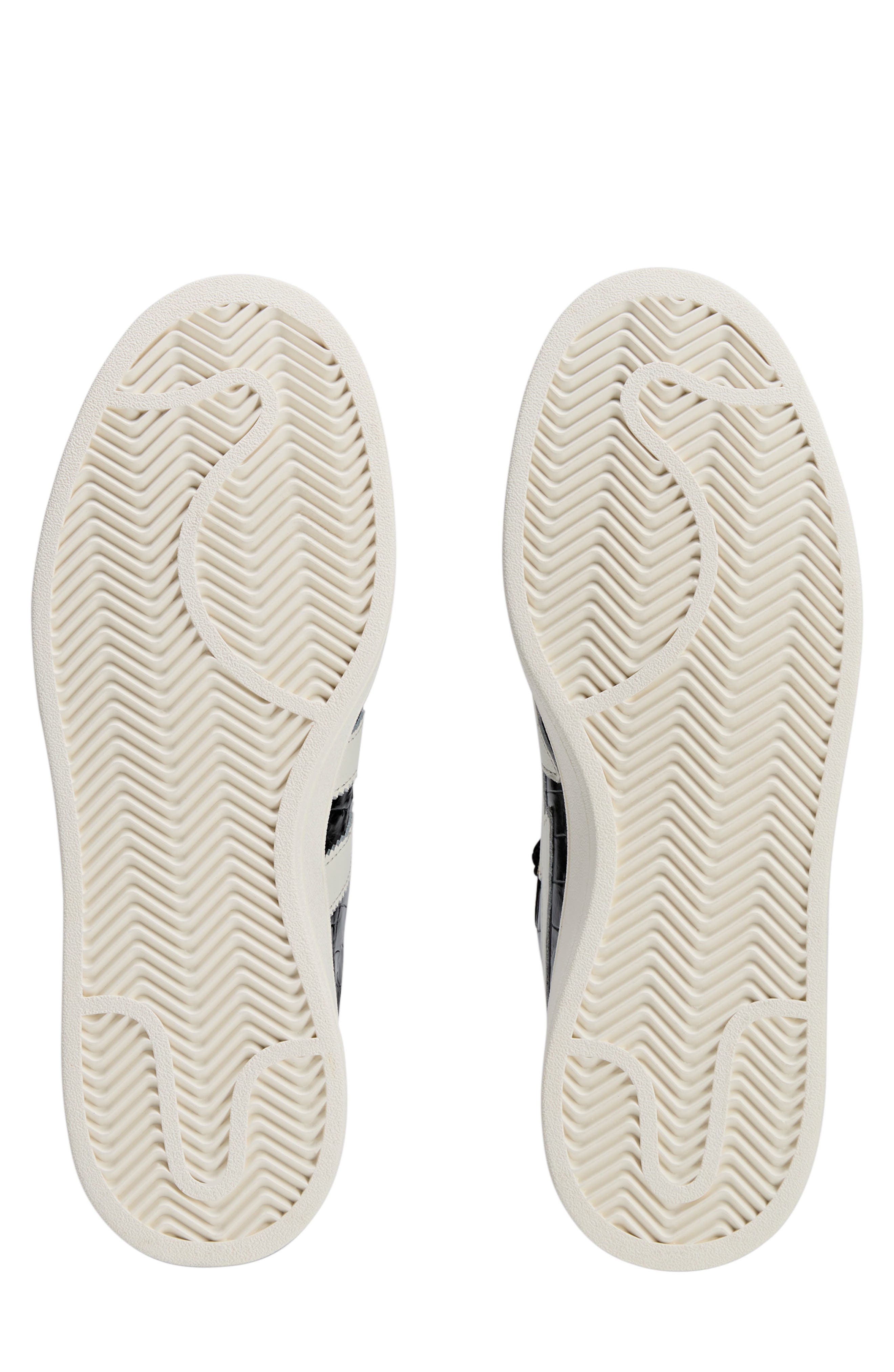 Campus 00s BAPE Croc Embossed Leather Sneaker, Alternate, color, CORE BLACK