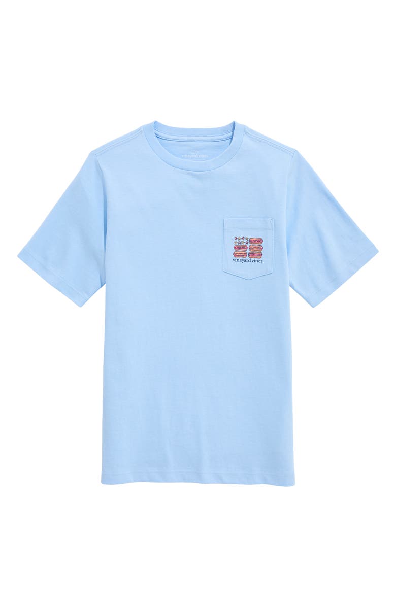 vineyard vines Kids' Hot Dog Graphic Cotton T-Shirt, Main, color, Jake Blue