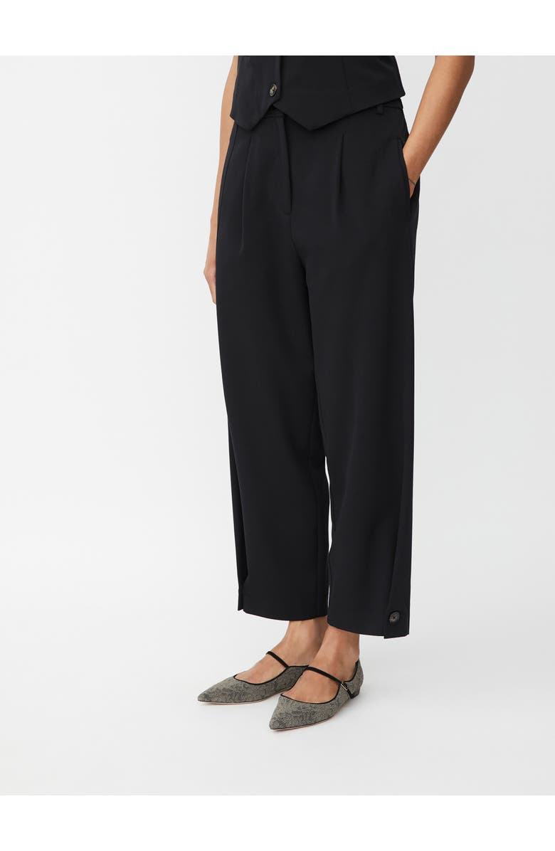 Masai Copenhagen MaPunna High Waisted Cropped Pants, Main, color, Black