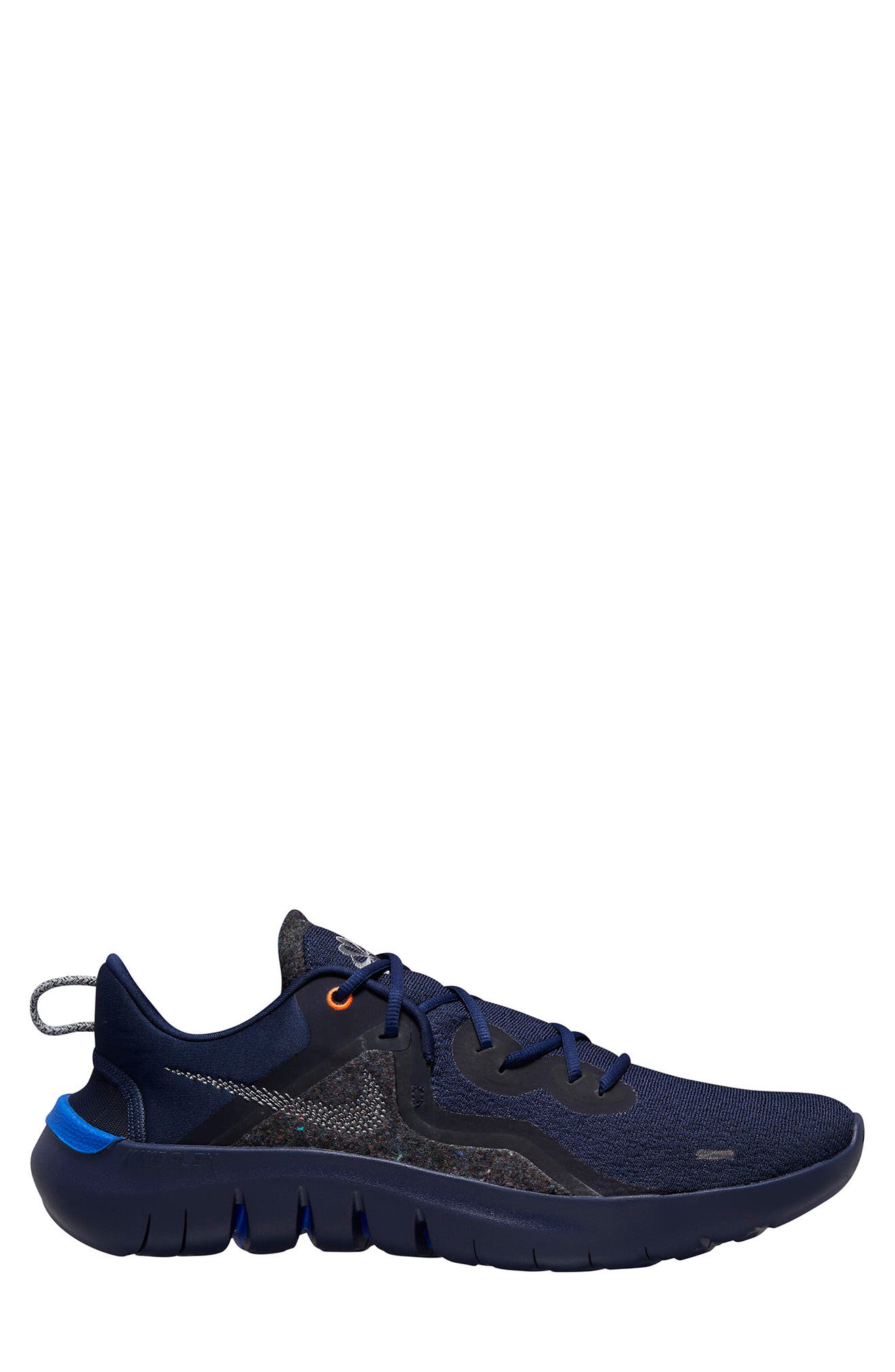 Flex Run 2021 Road Running Shoe, Main, color, MIDNIGHT NAVY/COOL GREY-BLACK