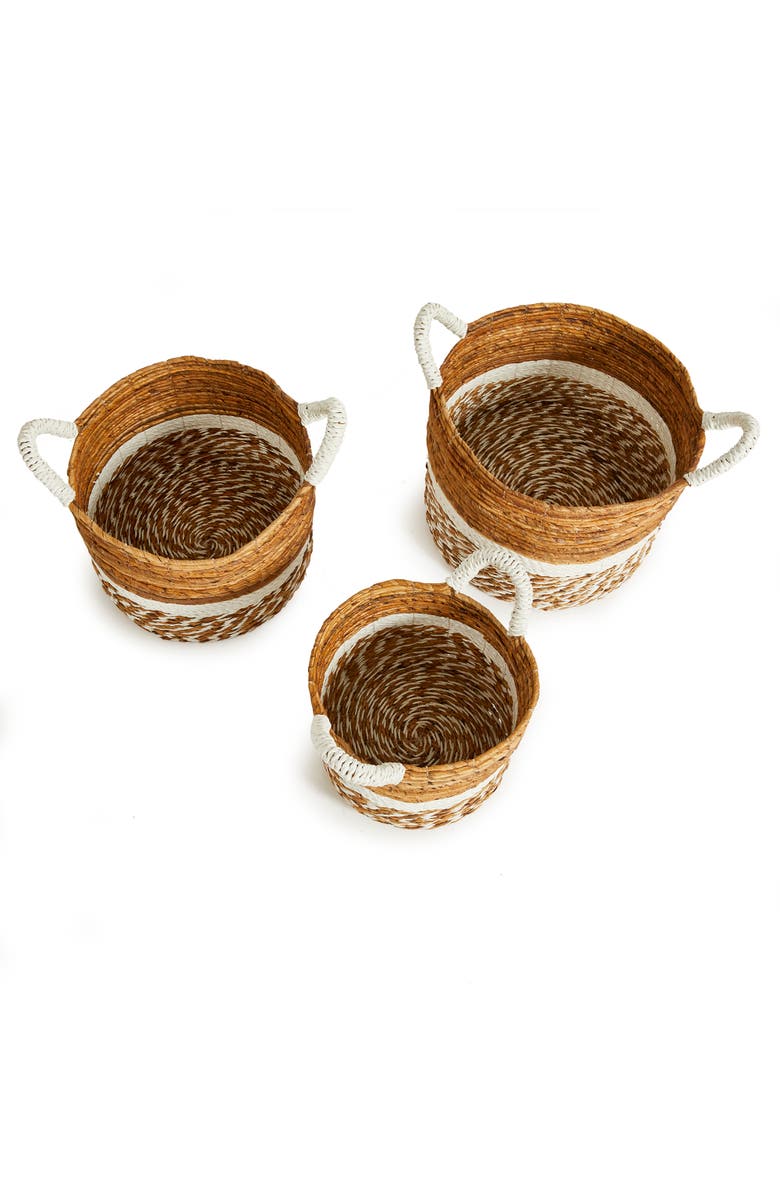 Napa Home & Garden Key Largo Round Baskets Set of 3, Alternate, color, 