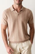 Marine Layer Liam Cotton Blend Polo Sweater