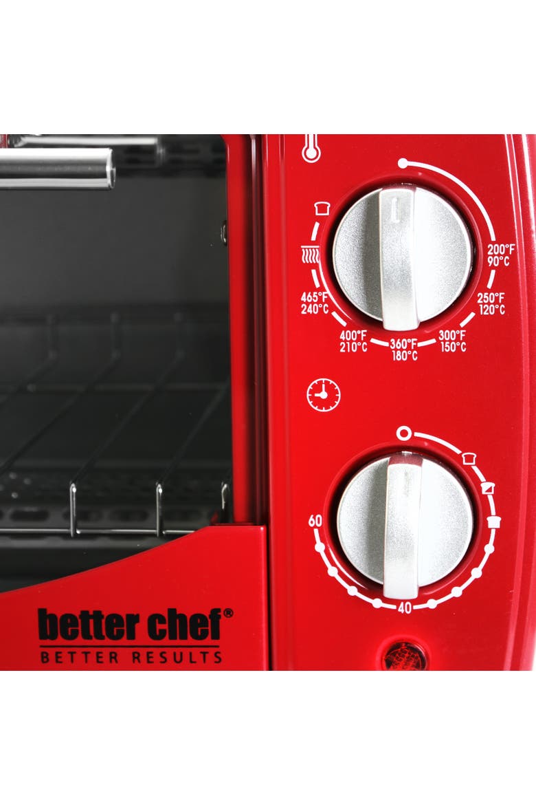 9 Liter Toaster Oven Broiler, Alternate, color, Red