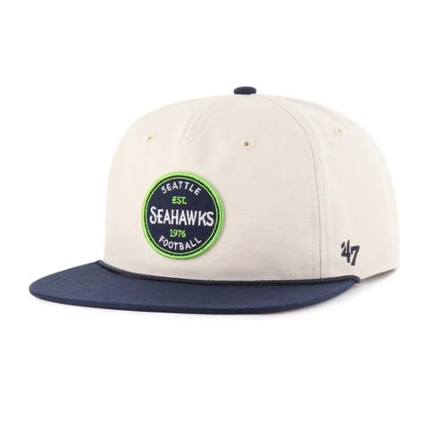 Men's '47  Natural Seattle Seahawks Payson Captain Adjustable Hat