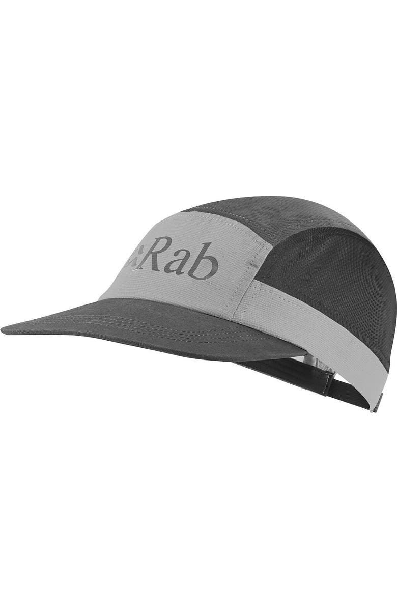 Rab Momentum 5-Panel Cap, Main, color, Graphene/Light Zinc/Ebony