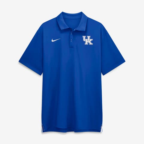 Men's Nike Royal Kentucky Wildcats 2026 Sideline Tour Dri-FIT Polo
