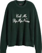 PacSun By My Name Crewneck Cotton Sweater