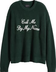 PacSun By My Name Crewneck Cotton Sweater