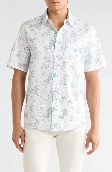 14th & Union Stretch Cotton Poplin Button-Up Shirt