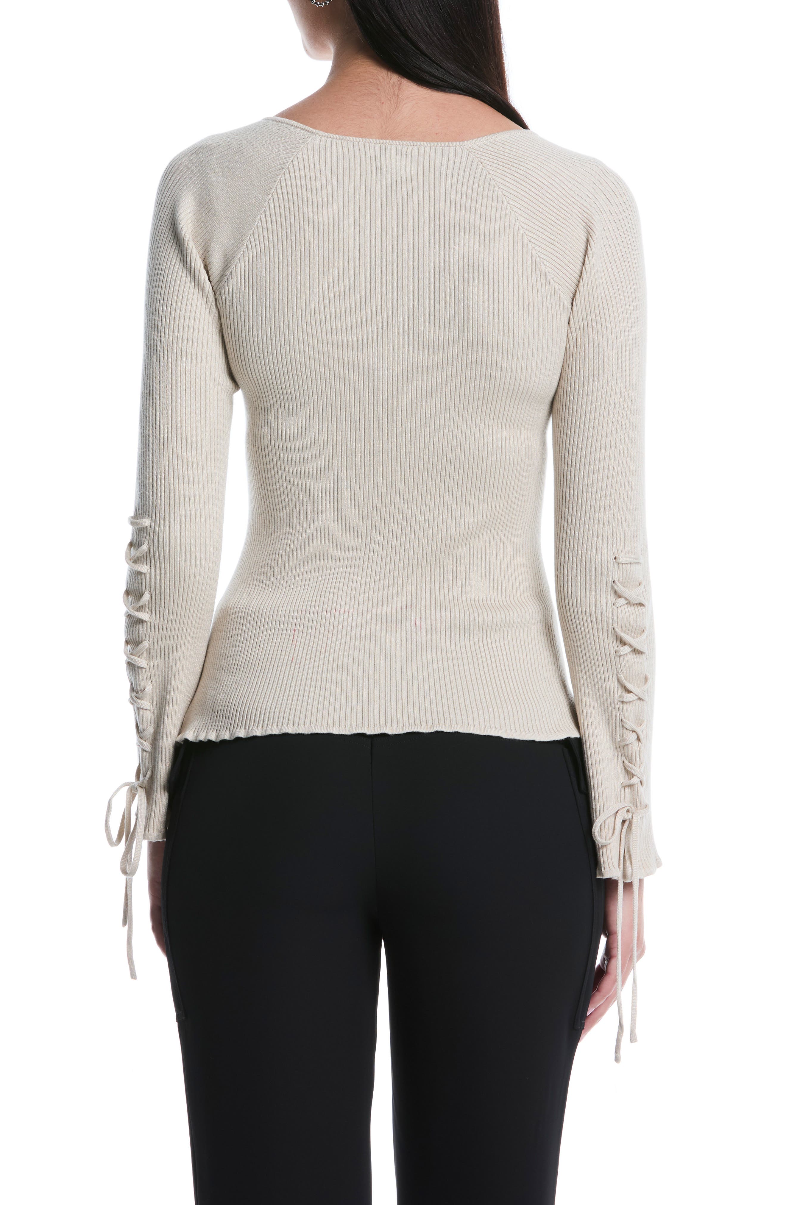 Tie Sleeve Sweater - image 2